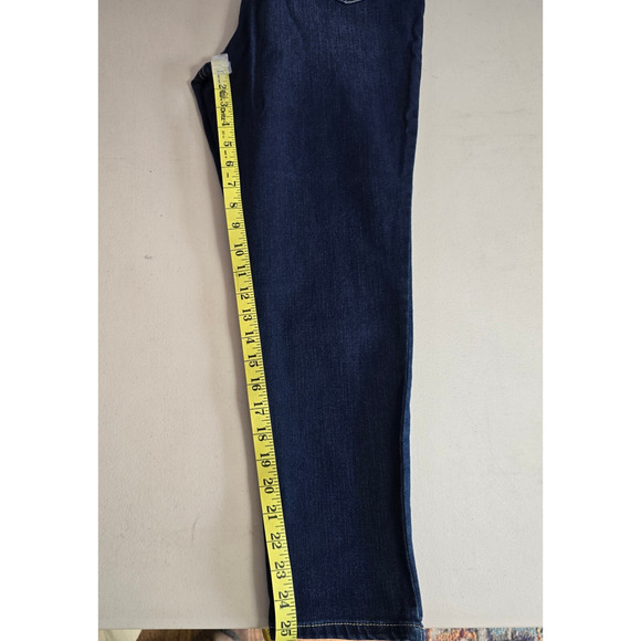 Style & Co Jeans Women's 12P Blue Dark Wash Skinny Ankle - Picture 10 of 16